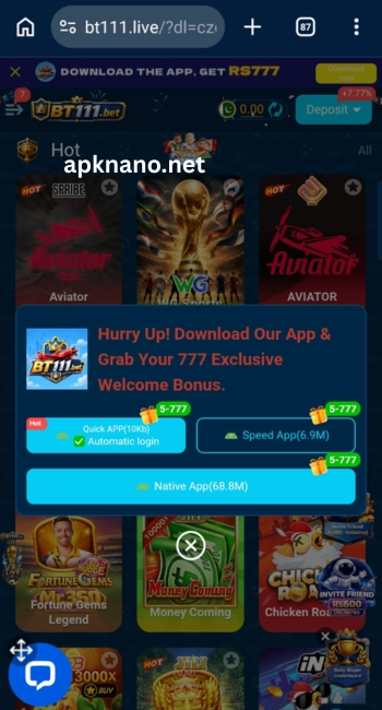 BT111 Game